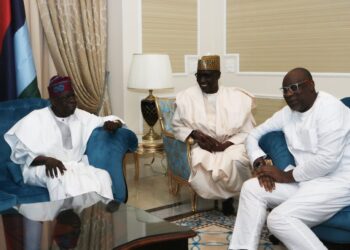 Ag CBN Gov, NNPC Boss Pay Homage To Tinubu