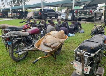 Army Parades Oil Bunkering Syndicates, Impersonator in Port Harcourt