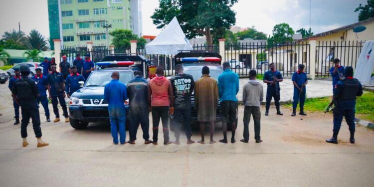 Oil Theft: NSCDC Nabs Eight Suspects For Economy Sabotage