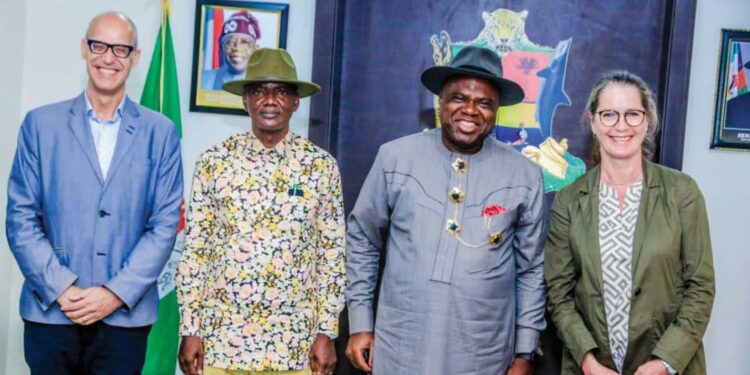 Bayelsa Governor, Diri, Inaugurates Projects by UNODC and German Government