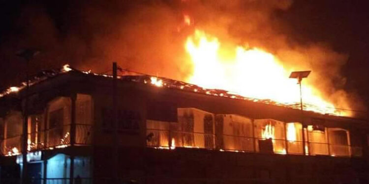 Gas Explosion Razes Building In Lagos