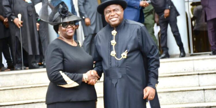 Diri Swears In Ayemieye As Bayelsa Chief Judge