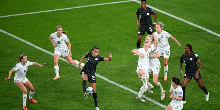 Football Fans in Enugu Laud Falcons for Qualifying for Round of 16