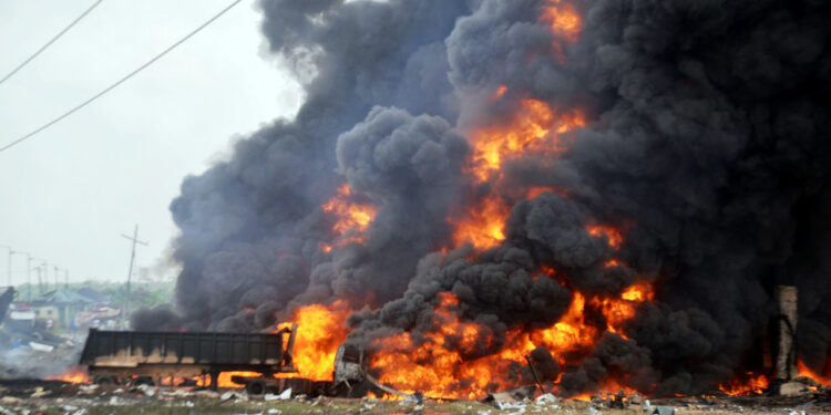 Gas Explosion Causes Panic in Lagos Market