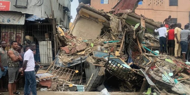 Tragedy Strikes As Building Collapse Claims Two Lives In Lagos