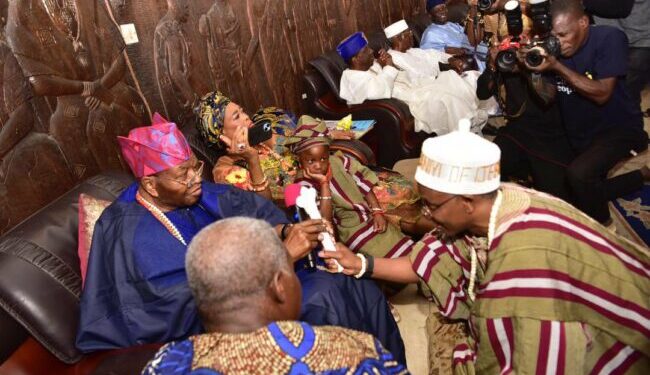 Awujale Of Ijebuland Confers Chieftaincy Title On El-Rufai