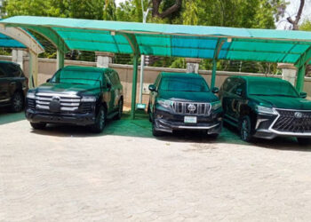 Reactions As Zamfara Governor Retrieves 50 Luxury Cars From Predecessor