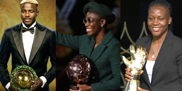 CAF Awards: Football Enthusiasts Extol Osimhen, Oshoala, Nnadozie
