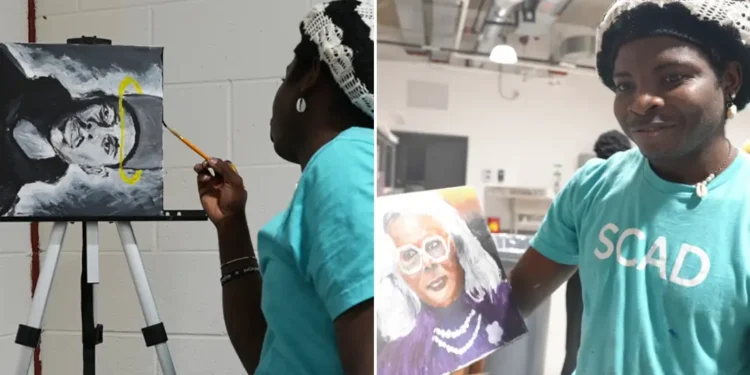 Nigerian Student Breaks Guinness World Record with 100-hour painting marathon