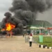 Fire guts petrol tank in Abuja filling station