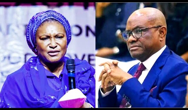 You Won’t Return To Senate – Wike Criticizes Ireti Kingibe