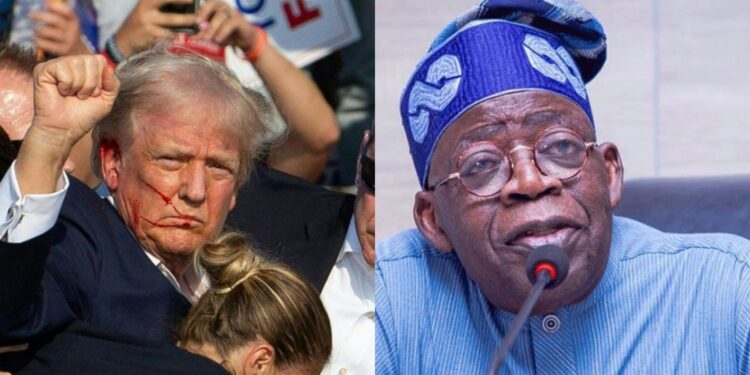 ‘Distasteful, Undemocratic’ – Tinubu Condemns Assassination Attempt on Trump