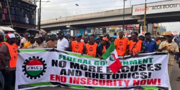 NLC Nationwide Protest: Labour Leaders, Sowore Lead Abuja Demonstration Over Insecurity