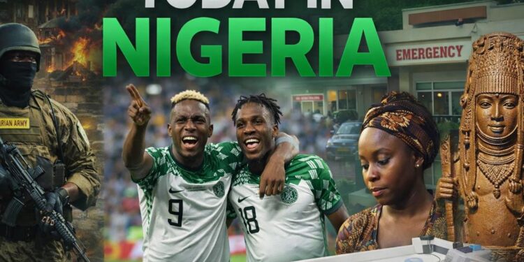TODAY IN NIGERIA: SECURITY SHOCKS, AFCON GLORY, HEALTH OUTCRY, AND A NATION AT A CROSSROADS