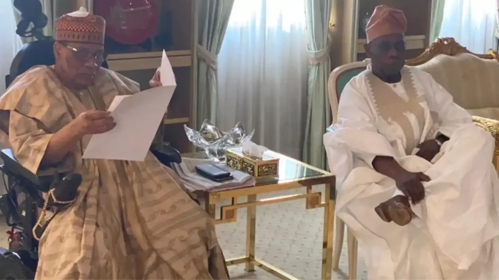 Obasanjo Babangida meeting