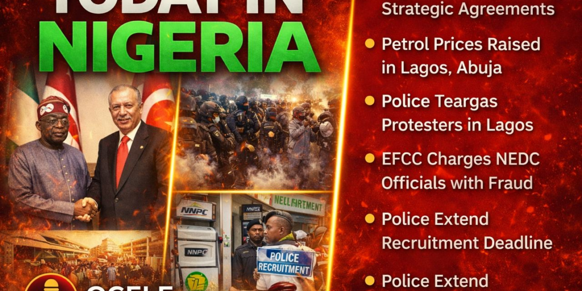 TODAY IN NIGERIA: Power, Pressure, and Policy as the Nation Balances Diplomacy, Dissent, and Daily Survival