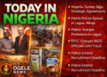 TODAY IN NIGERIA: Power, Pressure, and Policy as the Nation Balances Diplomacy, Dissent, and Daily Survival
