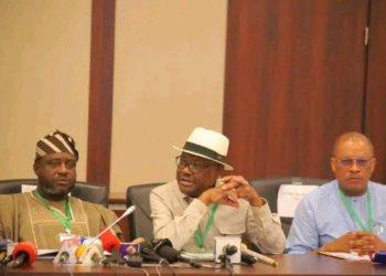 Wike-backed PDP Caretaker Committee Attends INEC Meeting.