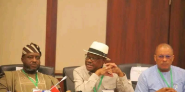Wike-backed PDP Caretaker Committee Attends INEC Meeting.