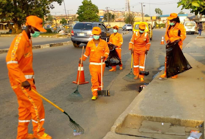 LASTMA rescues Lagos sanitation worker hit by speeding truck
