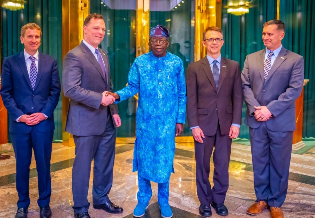 Tinubu meets AFRICOM commander US delegation at Presidential Villa