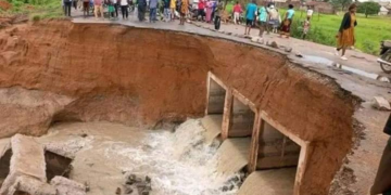 Major Benue Highway Commissioned by Buhari Fails After Just Three Years