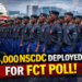 NSCDC Deploys 4,000 Personnel for FCT Area Council Poll, Assures Voters of Security.