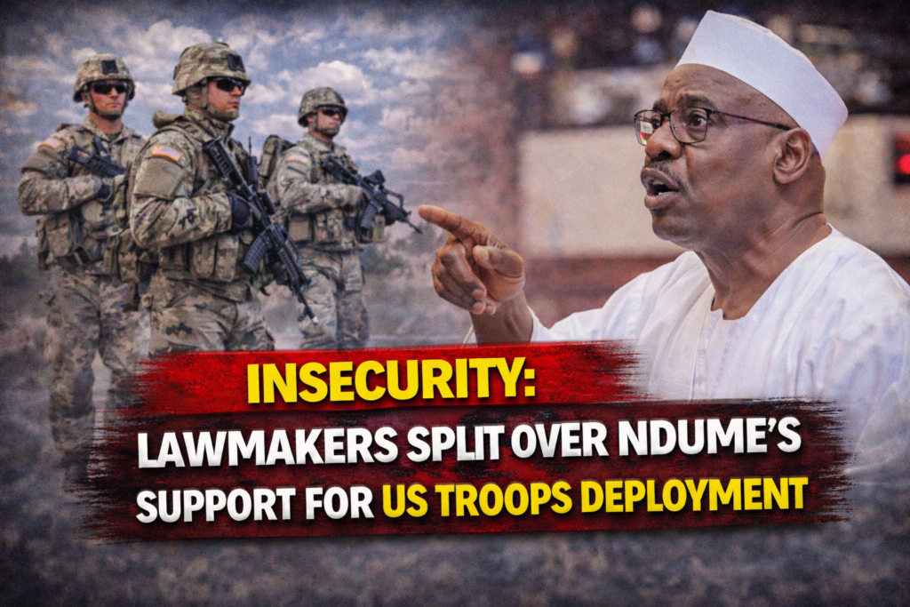 Insecurity: Lawmakers Split Over Ndume’s Support for US Troops Deployment