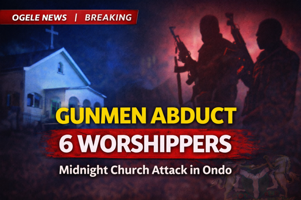 Gunmen abduct six worshippers in Ondo church
