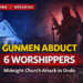 Gunmen abduct six worshippers in Ondo church