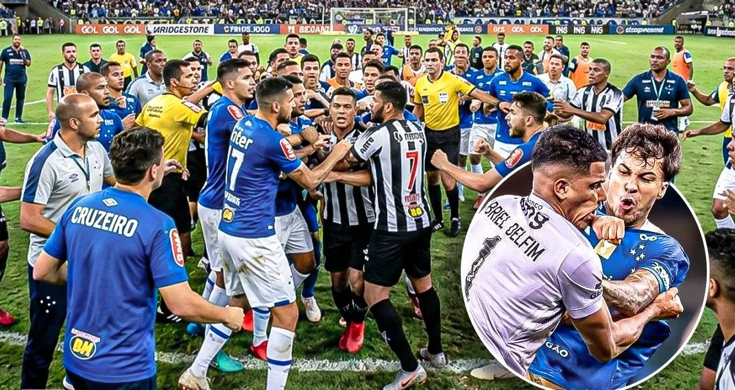 23 players sent off in Brazilian football brawl