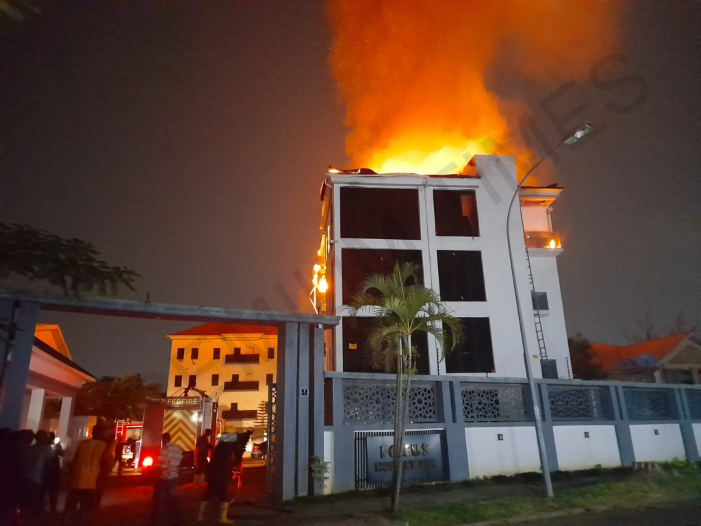 Firefighters contain blaze at hotel in Abuja
