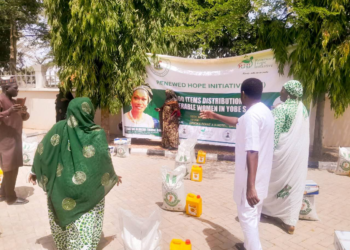 Ramadan: Yobe First Lady Distributes Food Items to 2,000 Women