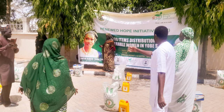 Ramadan: Yobe First Lady Distributes Food Items to 2,000 Women