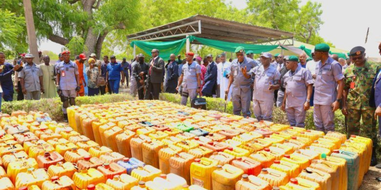 Customs Auctions 66,500 Litres of Seized Petrol in Kebbi Amid Anti-Smuggling Crackdown