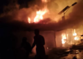 Late-Night Fire Destroys Three Containerised Shops in Kwara