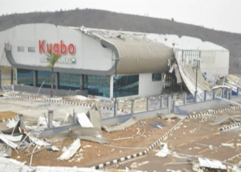 Windstorm Damages Newly Built Abuja Bus Terminal, Sparks Questions Over Public Infrastructure