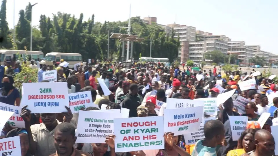 National Assembly protest crude oil theft