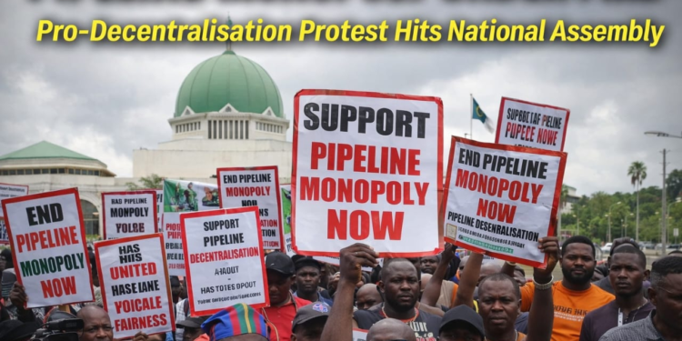 Pipeline Monopoly Under Fire: Pro-Decentralisation Protest Storms National Assembly