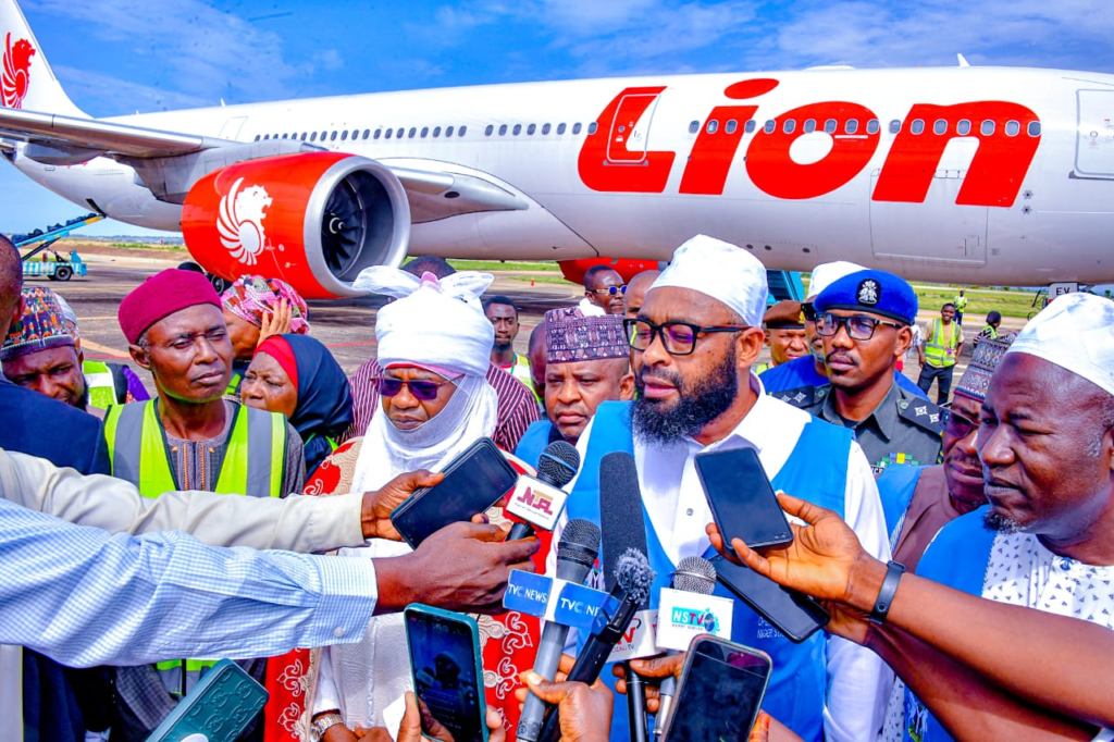 Niger pilgrims Saudi Arabia Hajj airlift