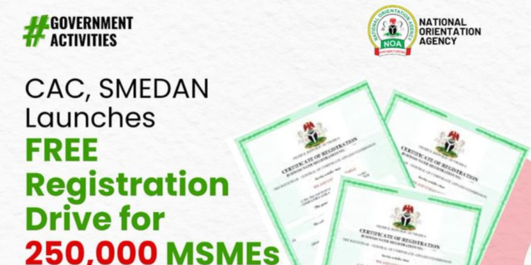 How to Apply for Free CAC Registration Under FG’s 250,000 MSME Programme
