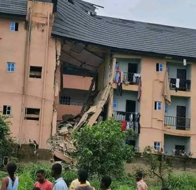 Rescue Underway as Three-Storey Student Hostel Collapses in Anambra
