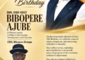 HAPPY 50TH BIRTHDAY TO SNR HIGH CHIEF BIBOPERE AJUBE!