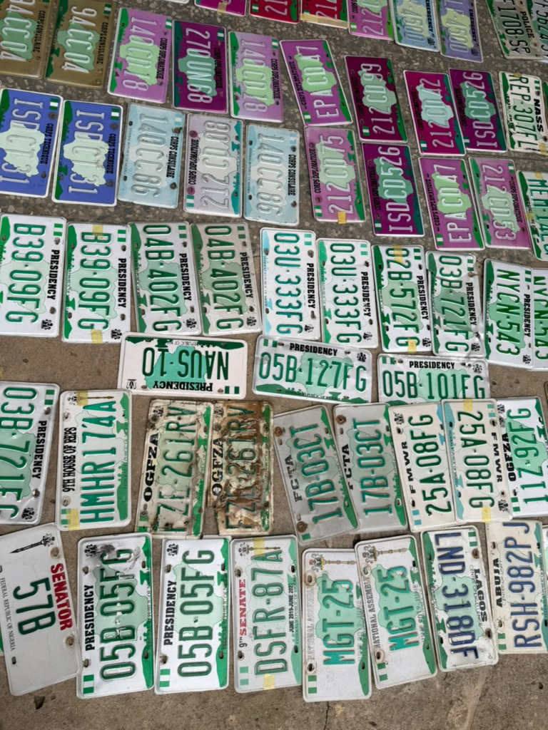 Fake diplomatic number plate network