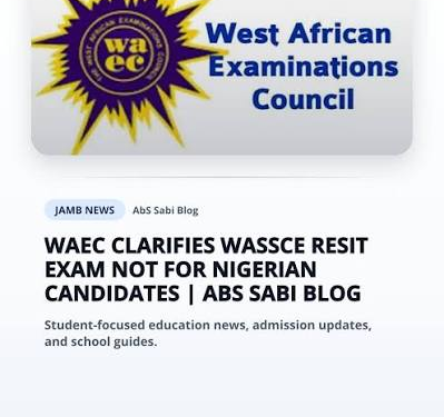 BREAKING: WAEC Releases 2026 WASSCE Results, 61.54% Secure Five Credits Including English and Mathematics
