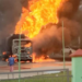 Abuja Filling Station Fire Injures Three Firefighters, Damages Revenue Office